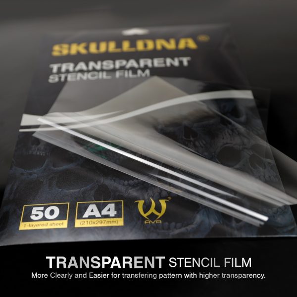 SkullDNA Transparent stencil film (50)